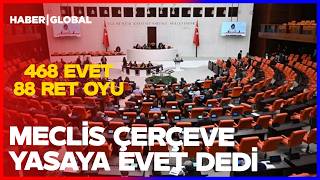 BREAKING NEWS! Parliament Says Yes to the 'Framework Law'! The Law Received 468 Yeas, 88 Nays, an...