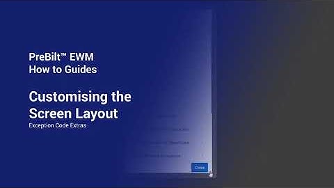 PreBilt for EWM | Framework Configuration | Exception Code Extras