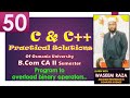 program 50: to overload binary operators in #c&C++, #bcomcomputers, #OU #KU #TU #PU #MGU #satavahana