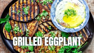 How to Grill Eggplant + Whipped Feta Dip