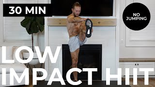 30 Min SWEATY Low Impact HIIT Workout [NO JUMPING + APARTMENT FRIENDLY] + Cool Down