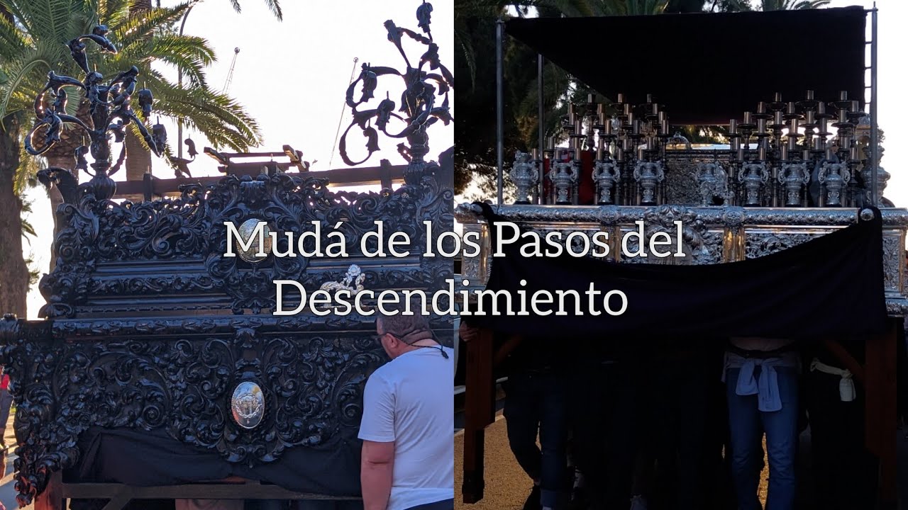 Mudá de los pasos de la Hermandad del Descendimiento | Huelva 2025 (HD)