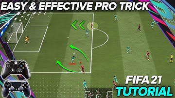FIFA 21 ATTACKING TUTORIAL - EASY & EFFECTIVE TRICK THAT ALL PROS USE TO SCORE EASY GOALS!