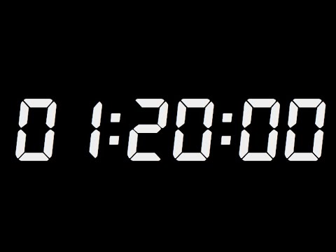 1 Hour 20 Minute timer | 80 Minute Countdown timer