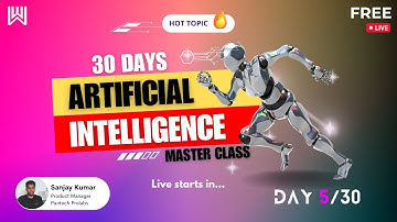 AI Master Class  - Day 5/30 - Sanjay Kumar | Pantech solutions | Pantech.AI | Warriorsway