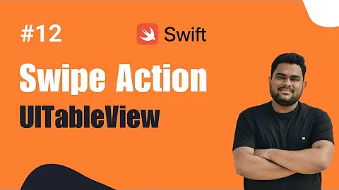 Add buttons on UITableViewCell Leading & Trailing(Left & Right) Swipe Actions in Swift 5 Hindi.