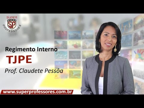 TJPE Regimento Interno - Edital 2017