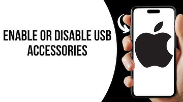 How to enable or disable USB accessories in iPhone ?