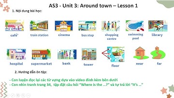 ACADEMY STARS 3 - UNIT 3: AROUND TOWN! - LESSON 1