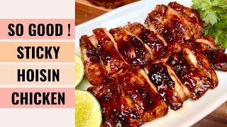 EASY & TASTY! Sticky Hoisin Chicken Thighs Pan Fry 💕 | Aunty Mary Cooks ❤️