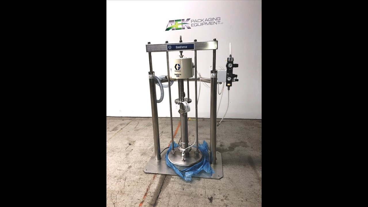 Used- Graco Sanitary Piston Pump, Model SaniForce 5:1 - stock # 48810002