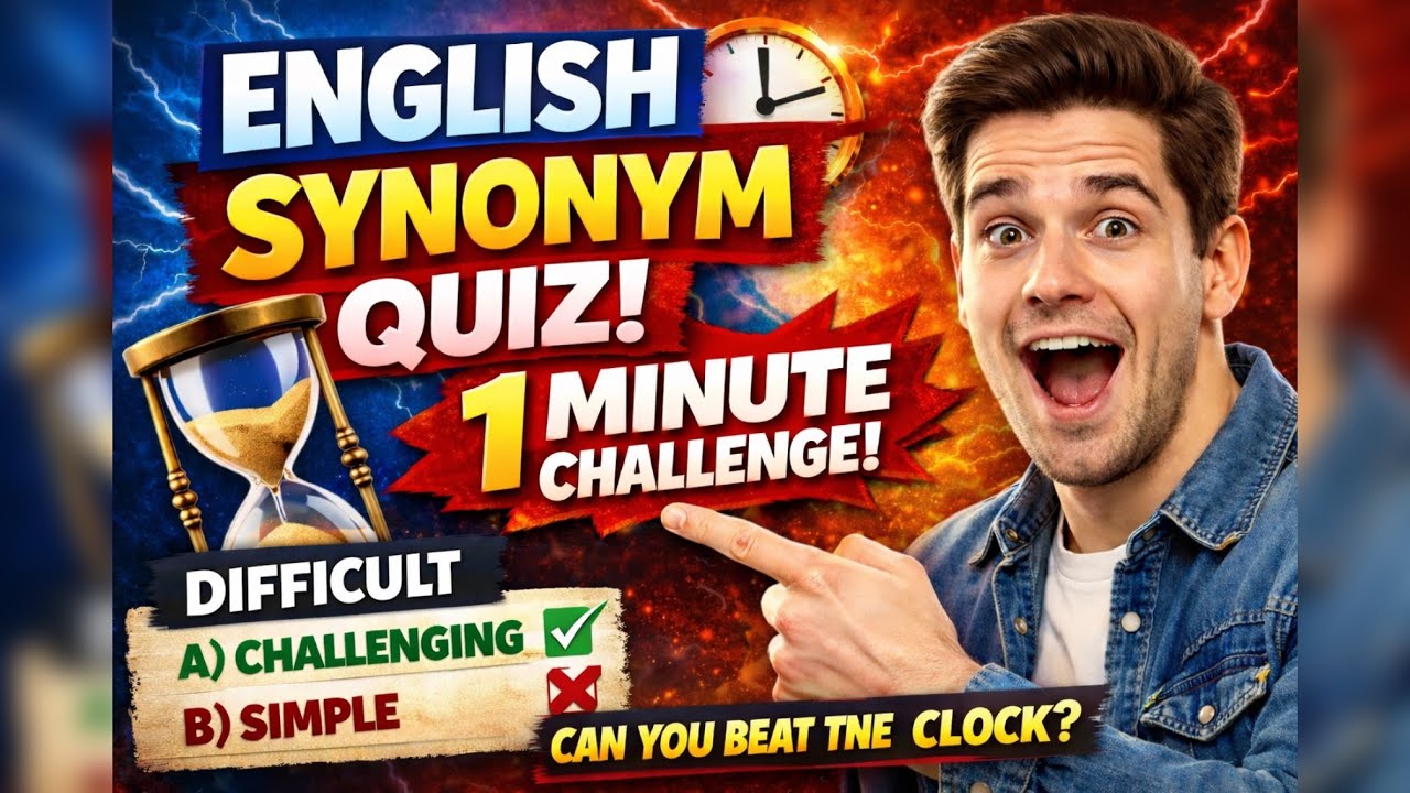 Think You’re Good at English? Prove It in 60 Seconds! |Learn english