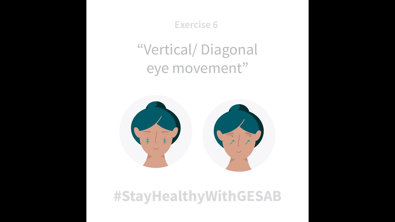GESAB Health Exercise 6 vertical / diagonal eye movement 