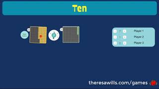 Ten with Decimal Squares