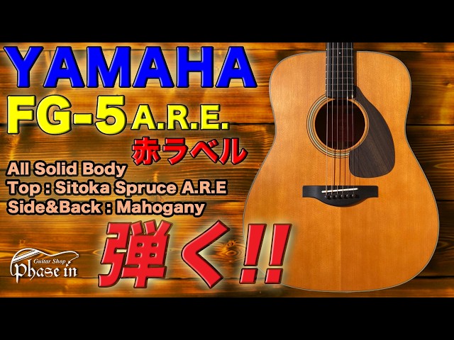 YAMAHA / FG-5 A.R.E 赤ラベル/ 2021 弾く！ - YouTube