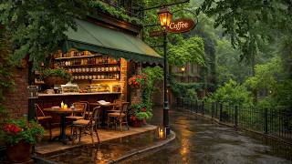Hidden Rainy Cafe Ambience ☕ Deep Jazz Melodies with Rain Sounds for Study, Reading and Work 🌧️