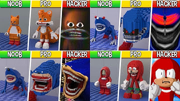LEGO ALL Characters & ALL Forms in Shin Sonic Tapes Season 2 (COLLECTION #2) : Noob, Pro, HACKER!