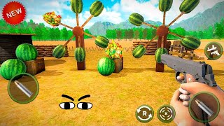watermelon challenges - Crazy shooting watermelon smash simulator Game 2021 - Android Gameplay screenshot 4