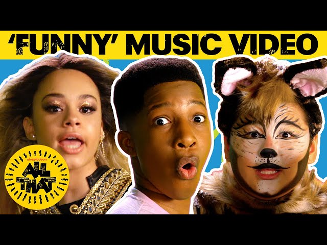 “Funny” Parody Music Video feat. Ariana Grande, Beyoncé and More! | All That class=