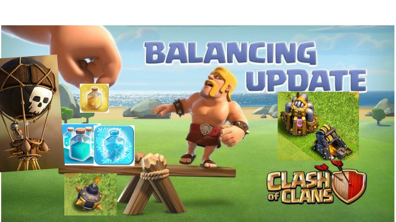 Clash Of Clans May 2017 Balance Update|New Spell Levels|Balloons Attack Rate Increased
