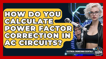 How Do You Calculate Power Factor Correction In AC Circuits? - Electrical Engineering Essentials