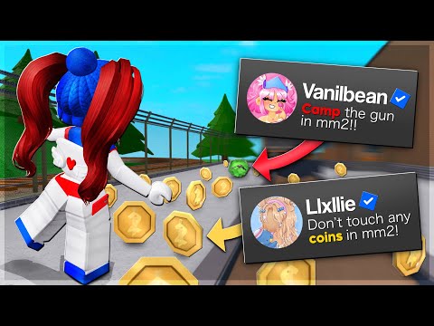 YOUTUBERS GAVE ME DARES IN MM2…