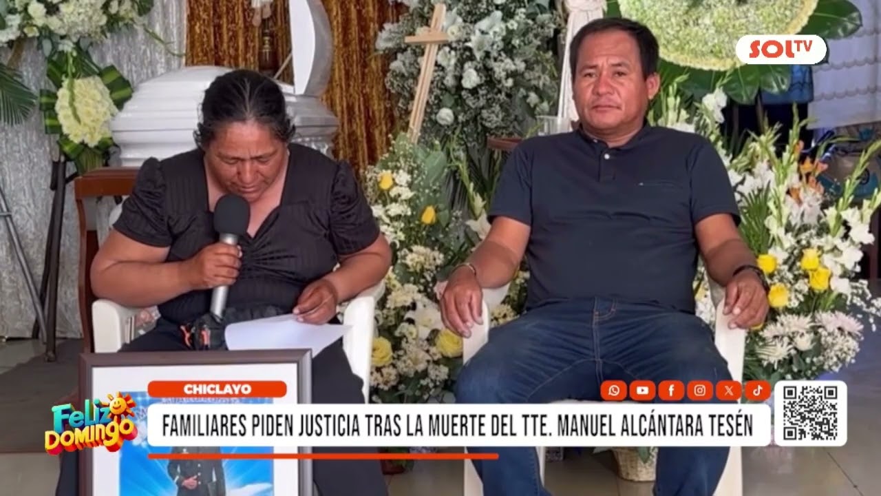 Chiclayo: investigación por muerte del teniente Alcántara