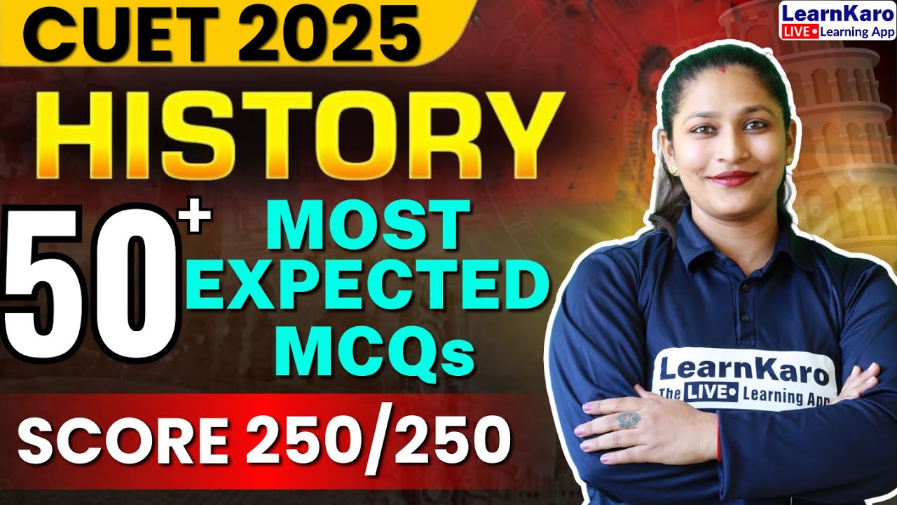 CUET 2025 History | Most Important MCQs🔥 #cuet - YouTube