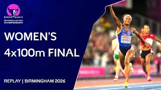 Women's 4x100m Final Replay | Birmingham 2026 European Athletics Championships