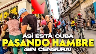 ¡NO HAY COMIDA EN LAS CALLES! Así está CUBA AHORA 2023.. ¡El pueblo tiene hambre!