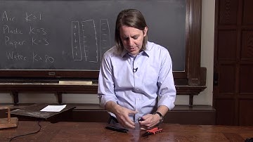 PHYS 102 | Capacitors 6 - Dielectric Demonstration