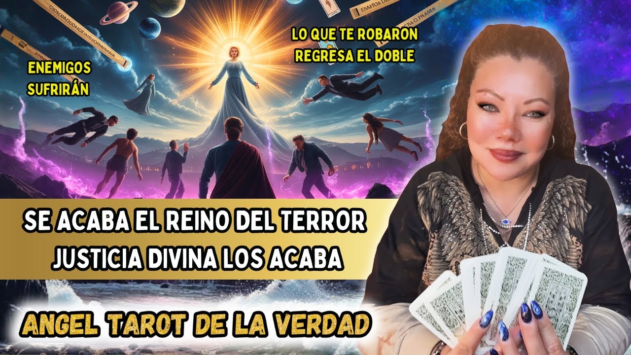 🔮FIN AL REINO DEL TERROR✨JUSTICIA DIVINA LOS CASTIGA⚖️Tus GUÍAS limpian tu CAMINO y traen BENDICION🍃
