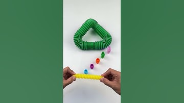 Satisfying Pop Tube Robot Style #diy #asmr #satisfying #creative #poptubesound  #robot #oddasmr