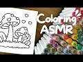 Mushroom Coloring ASMR Art