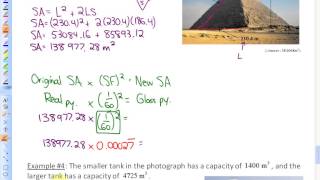 8.6: lesson 3, part C example #3-4 (Scale Factors and 3-D Objects)