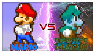 Mario VS Negative Mario - Sprite Animation