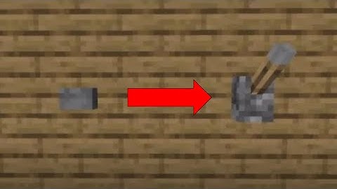 How To Turn A Button Into A Lever In Minecraft (Easy T Flip Flop)