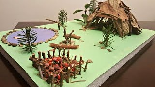 How to build All Natural Native American Wigwam and Village School Project Wealth