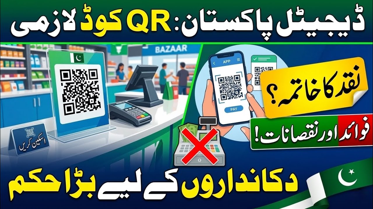 Cashless Pakistan Program | QR Code Implementation | Digital Pakistan ...
