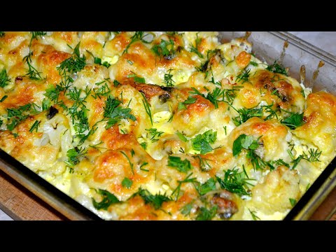 Цветная капуста в духовке запеканка с сыром и яйцом как приготовить вкусный рецепт