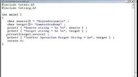 C Tutorial 28: Function of String in C Programming (Hindi)
