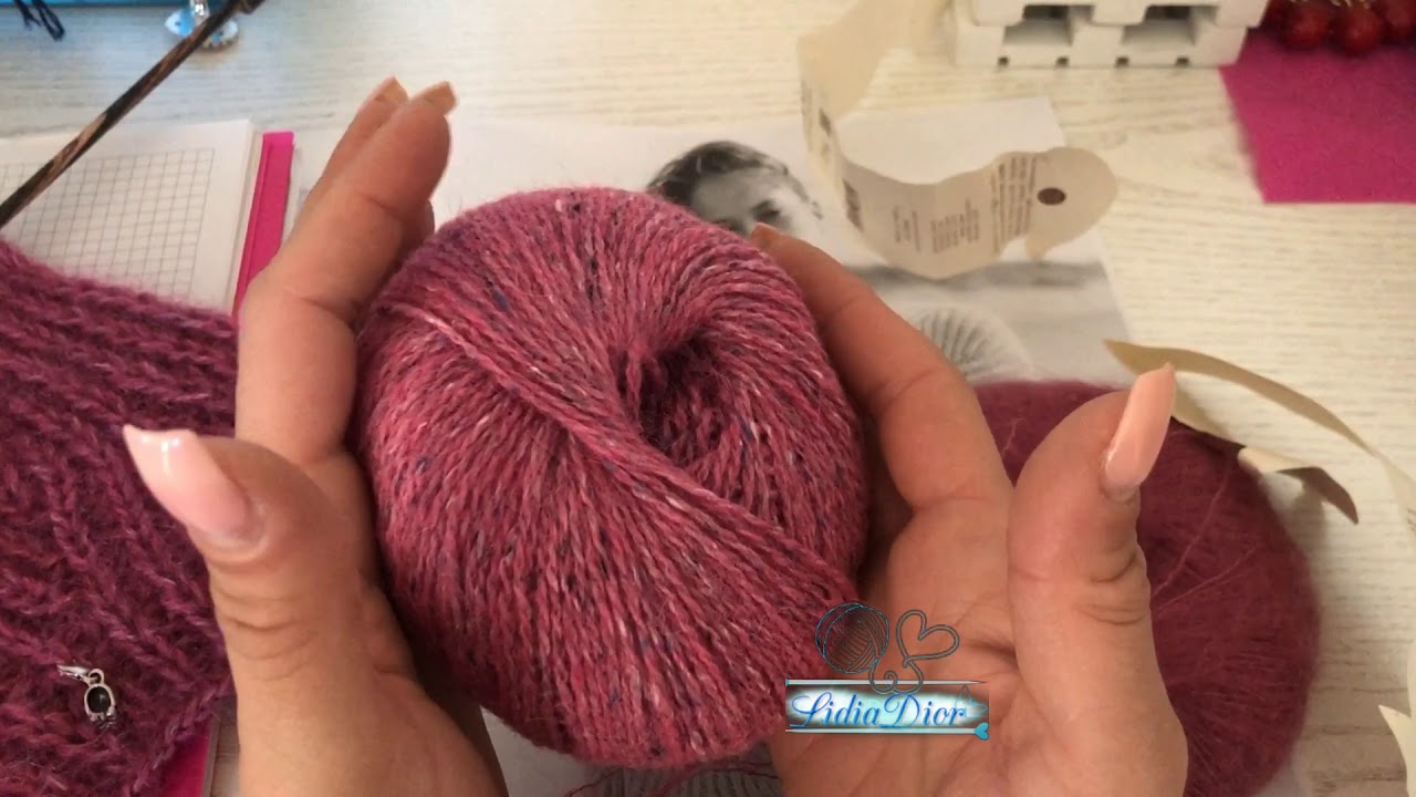 Maglione top-down/Knitting pull.Parte 1.Campione