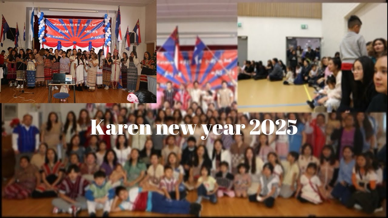 Karen New Year in Finland❤️🤍💙