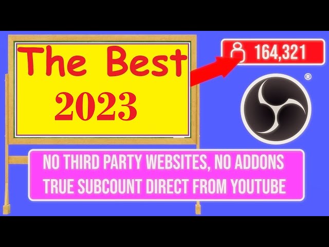 How To: Add Live Subscriber Count on OBS 