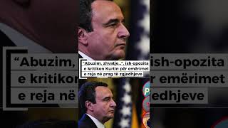 “Abuzim, zhvatje…”, ish-opozita e kritikon Kurtin për emërimet e reja në prag të zgjedhjeve