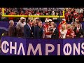 Superbowl lviii  49ers vs chiefs  last play of ot celebration and lombardi trophy presentation