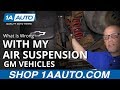 How to diagnose air suspension problems  gm vehicles