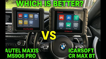 Full Review 2025: iCarsoft CR Max BT vs Autel MS906 Pro – Which Scan Diagnostic Tool Should You Buy?
