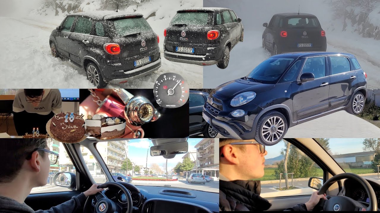 Ho preso la Patente, Festeggiamenti+con la 500L Cross con Tanta Neve (22/01-11/02/2023)