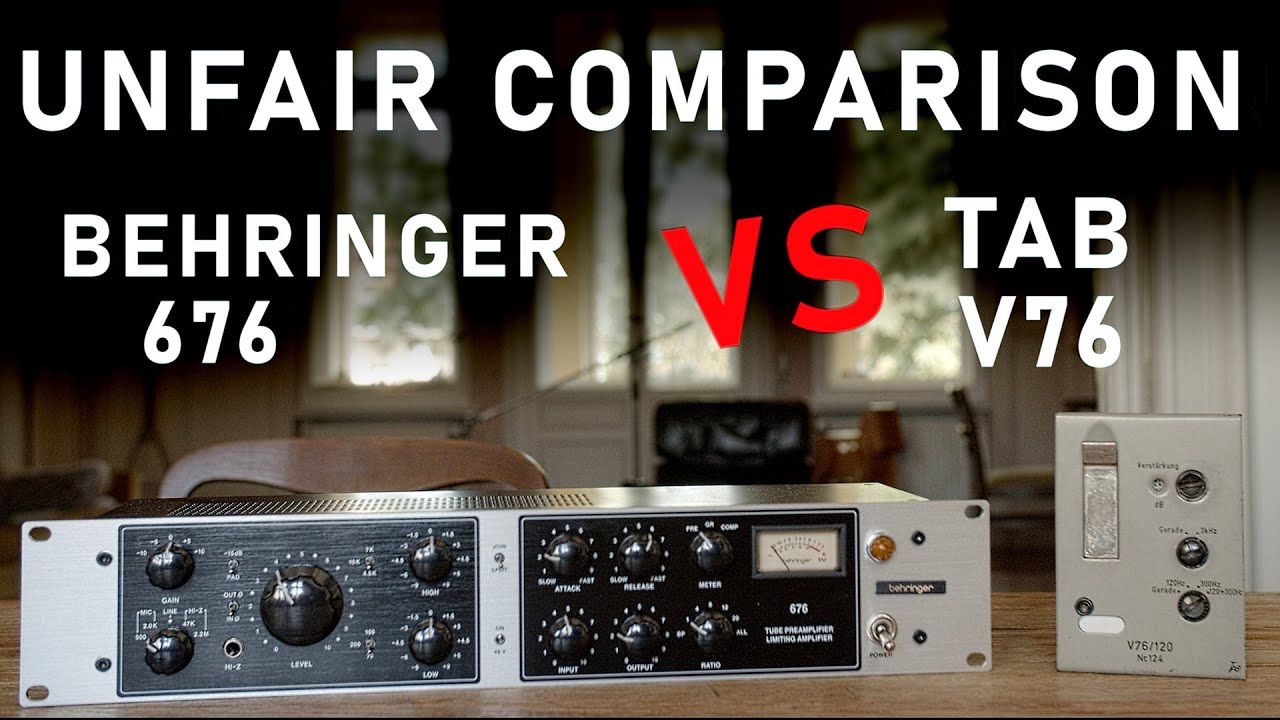 Totally Unfair Shootout: Behringer 676 vs TAB V76